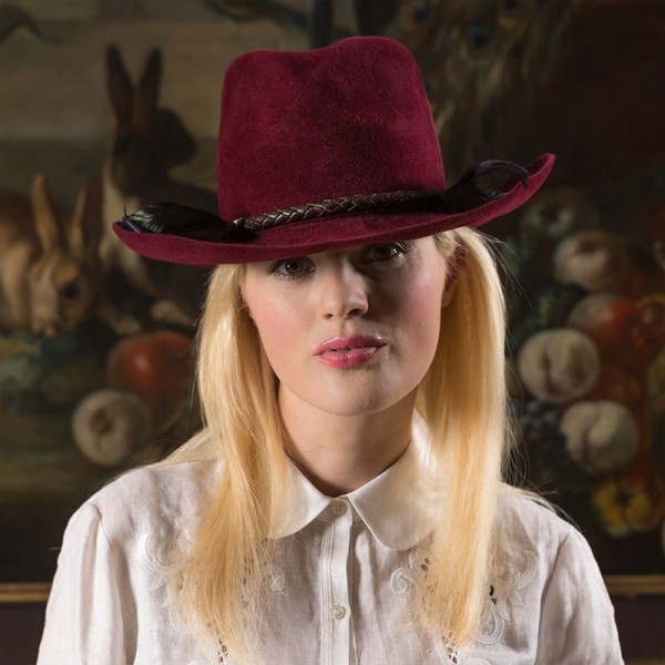 Cowgirl in Burgundy