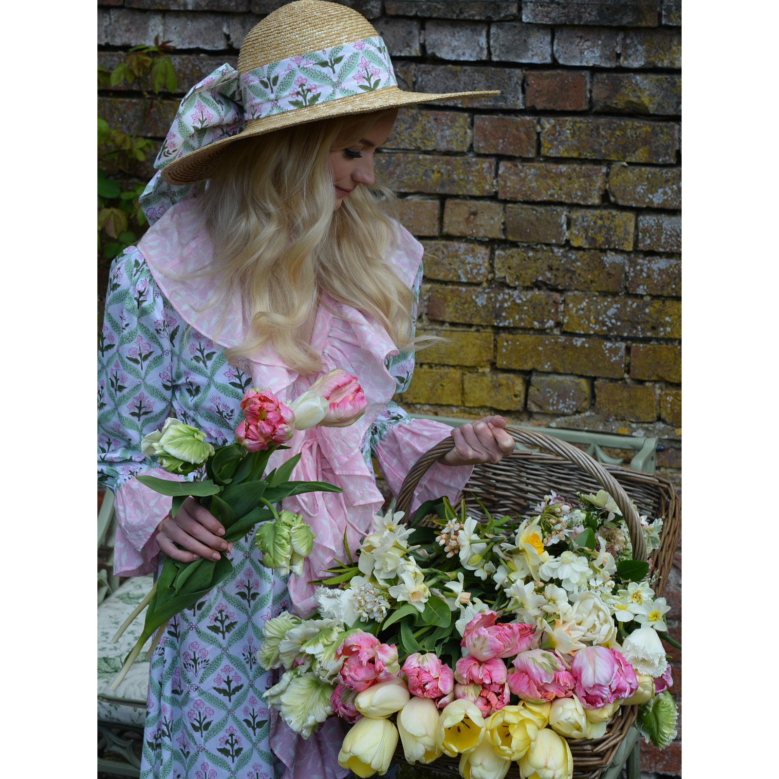 Lydia in Garden Trellis